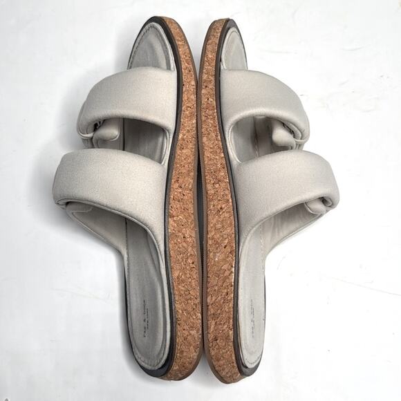 RAG & BONE Parque Cork-Heel Slide Comfort Sandals S-333 Sz 39 EU / 9 US - Picture 6 of 9